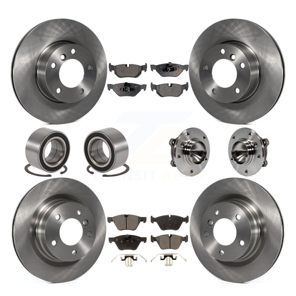 [Avant + Arrière] Kit d'ensemble roulement de roue et moyeu pour BMW 328i 325i 323i KBB-109212