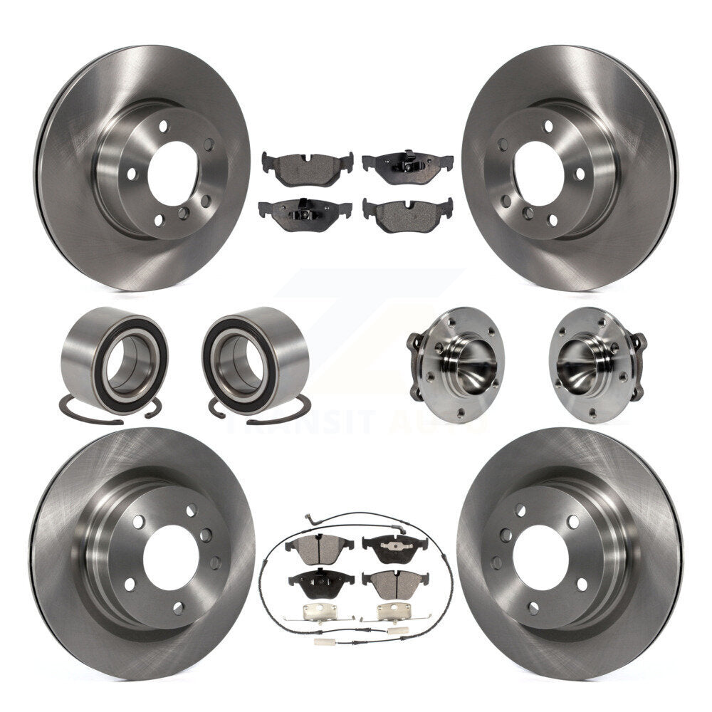 [Avant + Arrière] Kit d'ensemble roulement de roue et moyeu pour BMW 328i 323i KBB-109217
