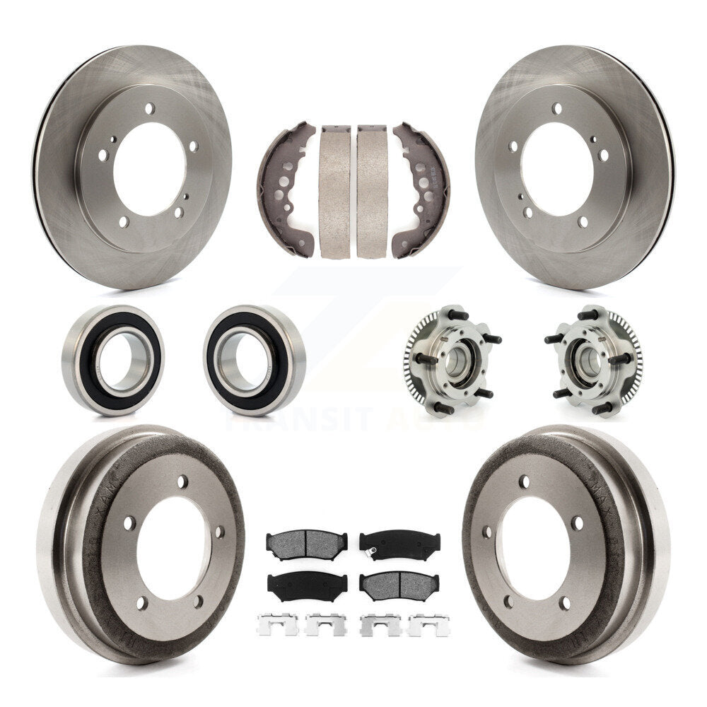 [Avant + Arrière] Kit d'ensemble roulement de roue et moyeu pour 2001-2004 Chevrolet Tracker Suzuki Vitara Non-ABS KBB-109352