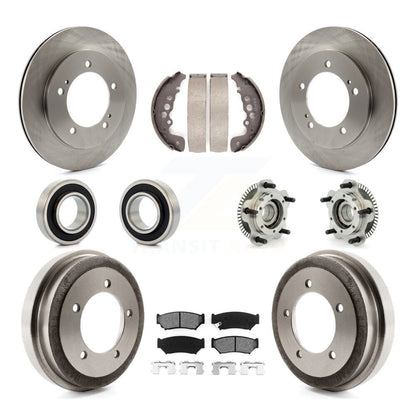 [Avant + Arrière] Kit d'ensemble roulement de roue et moyeu pour 2001-2004 Chevrolet Tracker Suzuki Vitara Non-ABS KBB-109352