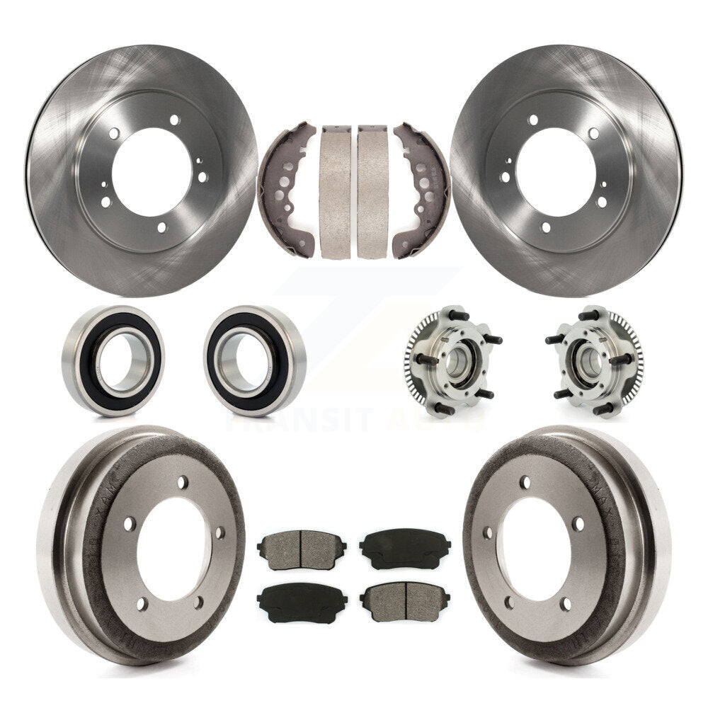 [Avant + Arrière] Kit d'ensemble roulement de roue et moyeu pour 2004 Suzuki Grand Vitara Non-ABS From Chassis VIN #44103257 KBB-109353