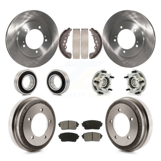 [Avant + Arrière] Kit d'ensemble roulement de roue et moyeu pour 2004 Suzuki Grand Vitara Non-ABS From Chassis VIN #44103257 KBB-109353