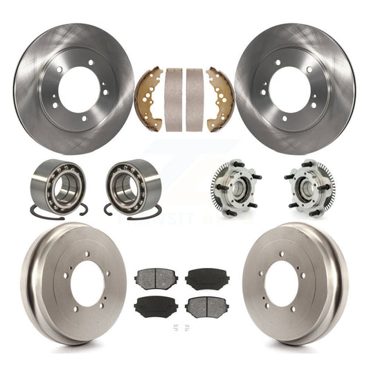 [Avant + Arrière] Kit d'ensemble roulement de roue et moyeu pour Suzuki XL-7 Grand Vitara KBB-109357