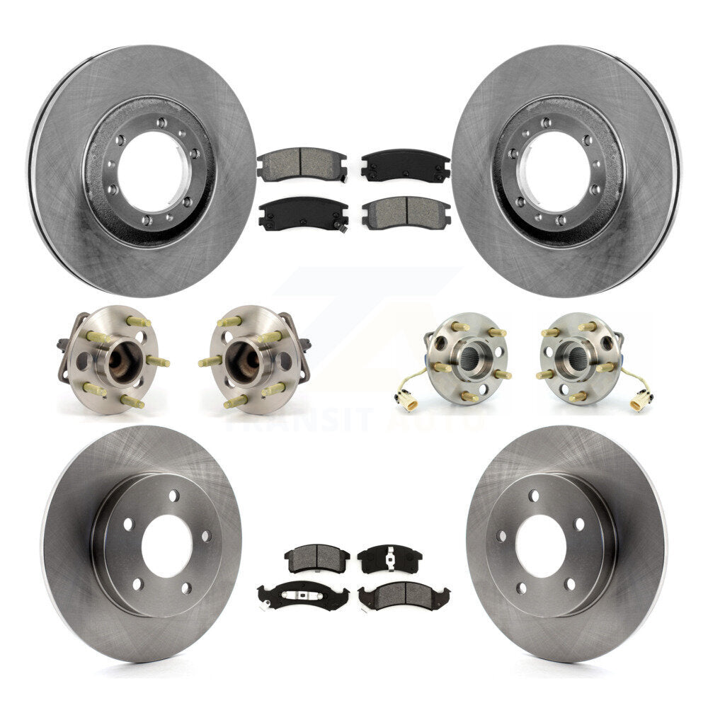 [Avant + Arrière] Kit d'ensemble roulement de roue et moyeu pour 1995-1996 Buick Riviera Oldsmobile Aurora KBB-109451