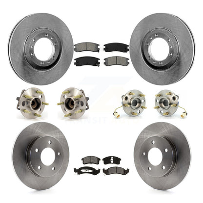 [Avant + Arrière] Kit d'ensemble roulement de roue et moyeu pour 1995-1996 Buick Riviera Oldsmobile Aurora KBB-109451