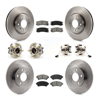 [Avant + Arrière] Kit d'ensemble roulement de roue et moyeu pour 2003-2004 Cadillac Seville avec Solid Rotor KBB-109456