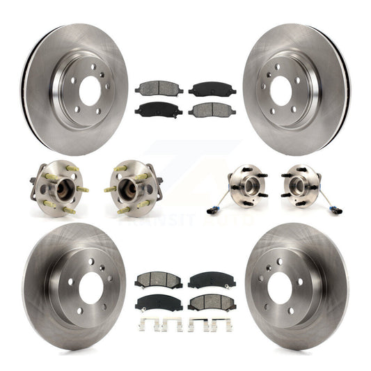 [Avant + Arrière] Kit d'ensemble roulement de roue et moyeu pour 2006-2011 Buick Lucerne 4.6L KBB-109459