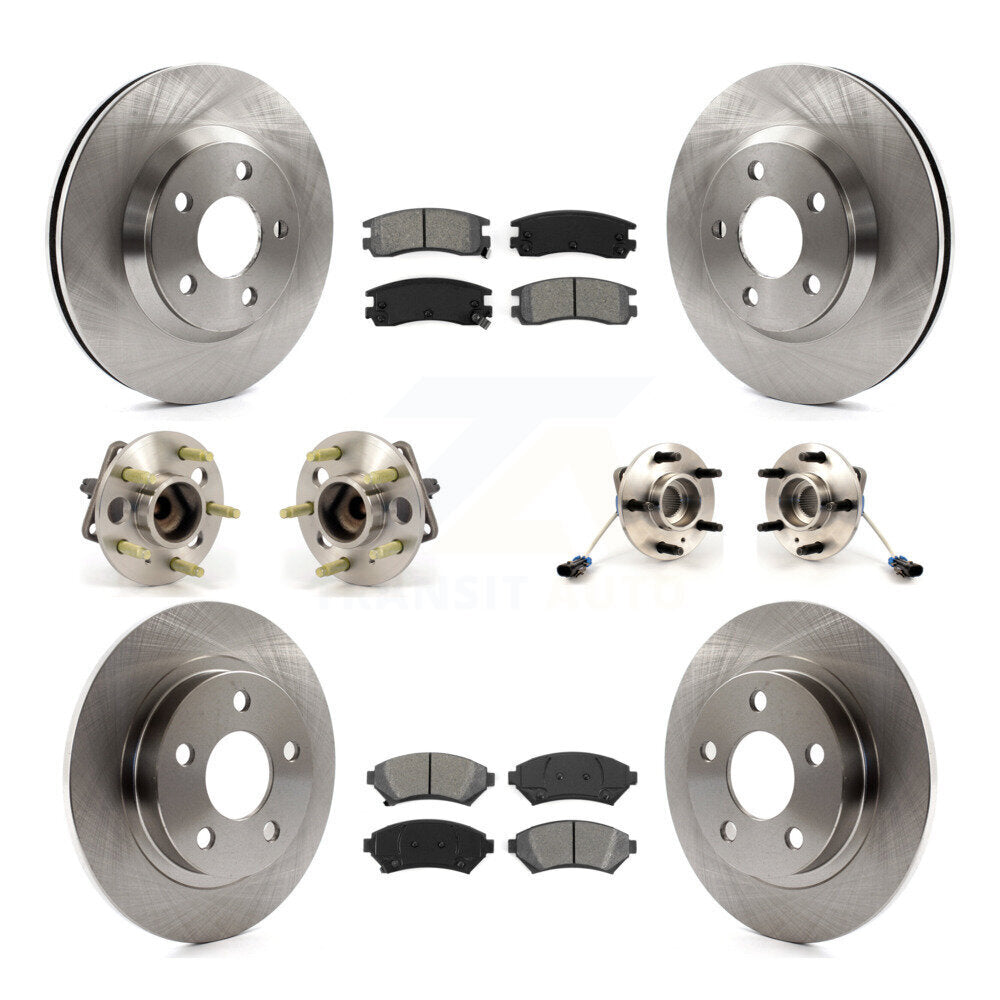[Avant + Arrière] Kit d'ensemble roulement de roue et moyeu pour 2005 Buick LeSabre Pontiac Bonneville Park Avenue KBB-109462