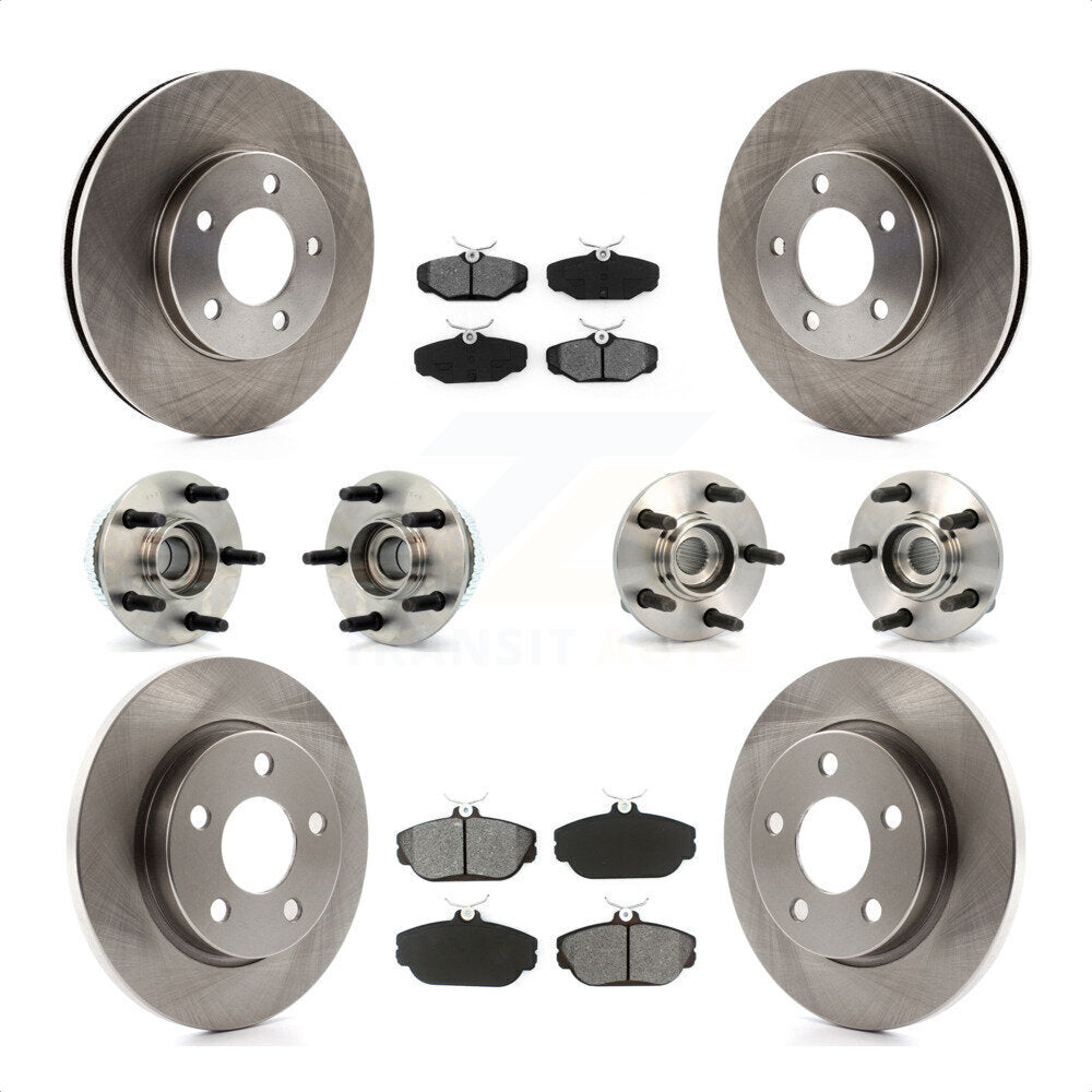 [Avant + Arrière] Kit d'ensemble roulement de roue et moyeu pour Ford Taurus Mercury Sable KBB-109469 par Transit Auto