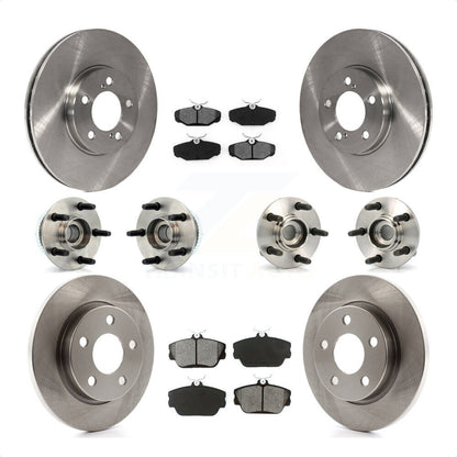 [Avant + Arrière] Kit d'ensemble roulement de roue et moyeu pour Ford Taurus Mercury Sable Lincoln Continental KBB-109470 par Transit Auto