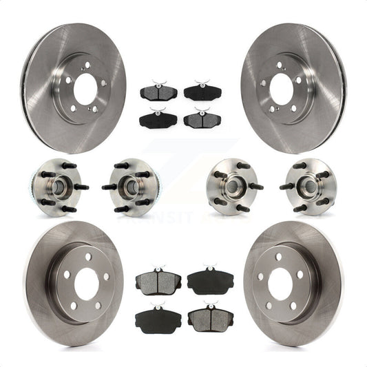 [Avant + Arrière] Kit d'ensemble roulement de roue et moyeu pour Ford Taurus Mercury Sable Lincoln Continental KBB-109470 par Transit Auto