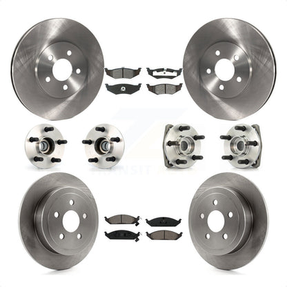 [Avant + Arrière] Kit d'ensemble roulement de roue et moyeu pour Dodge Stratus Chrysler Cirrus Plymouth Breeze KBB-109475 par Transit Auto