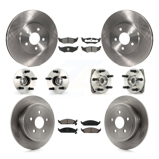 [Avant + Arrière] Kit d'ensemble roulement de roue et moyeu pour Dodge Stratus Chrysler Cirrus Plymouth Breeze KBB-109475 par Transit Auto