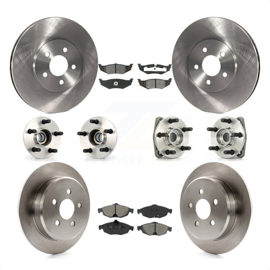 [Avant + Arrière] Kit d'ensemble roulement de roue et moyeu pour Dodge Stratus KBB-109477 par Transit Auto