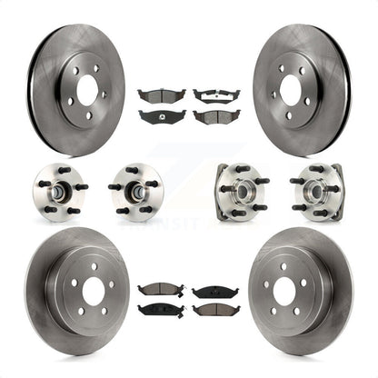 [Avant + Arrière] Kit d'ensemble roulement de roue et moyeu pour Chrysler Dodge Stratus Sebring Cirrus Plymouth Breeze KBB-109478 par Transit Auto