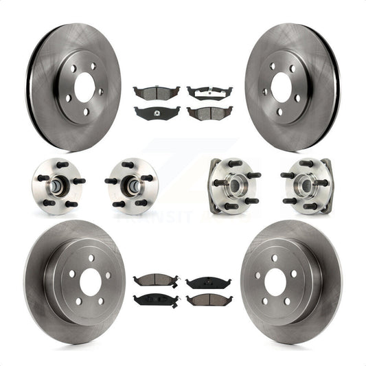 [Avant + Arrière] Kit d'ensemble roulement de roue et moyeu pour Chrysler Dodge Stratus Sebring Cirrus Plymouth Breeze KBB-109478 par Transit Auto