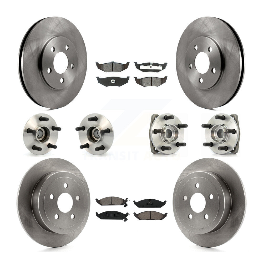 [Avant + Arrière] Kit d'ensemble roulement de roue et moyeu pour Chrysler Sebring Cirrus Dodge Stratus Plymouth Breeze KBB-109495
