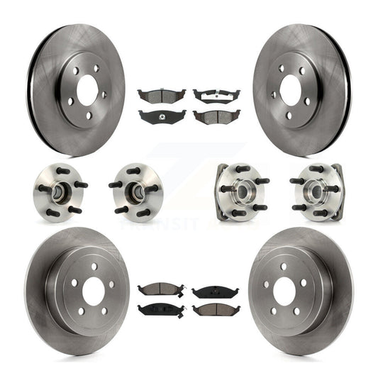 [Avant + Arrière] Kit d'ensemble roulement de roue et moyeu pour Chrysler Sebring Cirrus Dodge Stratus Plymouth Breeze KBB-109495