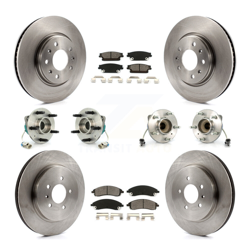 [Avant + Arrière] Kit d'ensemble roulement de roue et moyeu pour 2006-2007 Cadillac CTS Base avec Sport Suspension KBB-109497