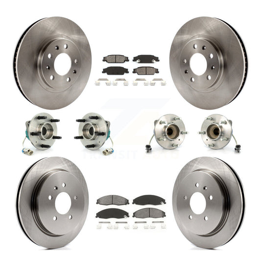 [Avant + Arrière] Kit d'ensemble roulement de roue et moyeu pour Cadillac CTS avec Standard Suspension KBB-109499