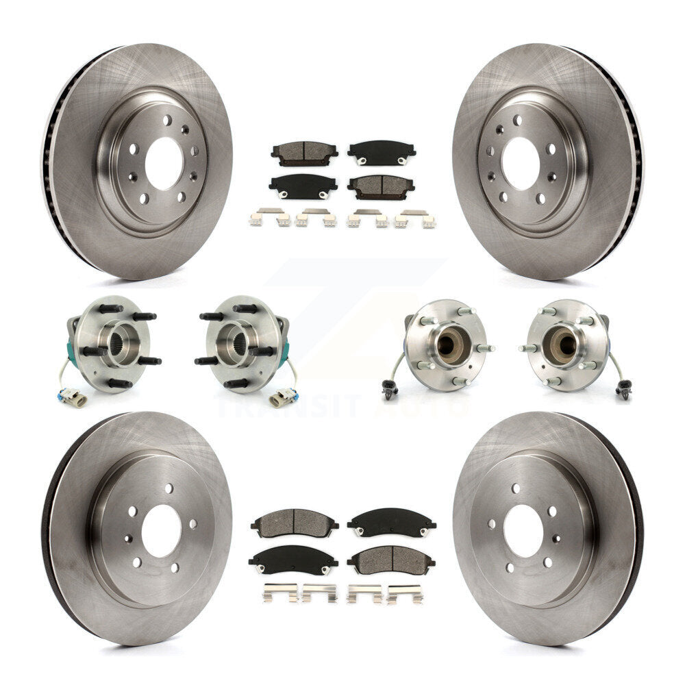 [Avant + Arrière] Kit d'ensemble roulement de roue et moyeu pour 2006-2007 Cadillac CTS Base avec Sport Suspension KBB-109500