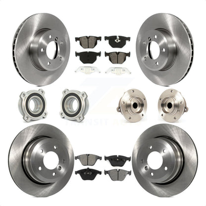 [Avant + Arrière] Kit d'ensemble roulement de roue et moyeu pour 2010 BMW 528i KBB-109505 par Transit Auto