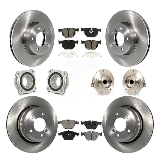 [Avant + Arrière] Kit d'ensemble roulement de roue et moyeu pour 2010 BMW 528i KBB-109505 par Transit Auto