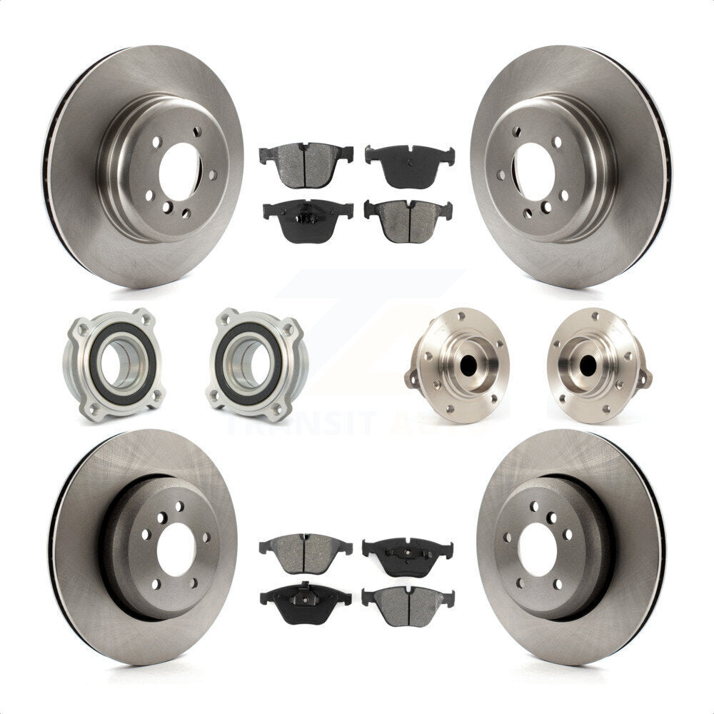 [Avant + Arrière] Kit d'ensemble roulement de roue et moyeu pour BMW 535i 550i 545i KBB-109506 par Transit Auto