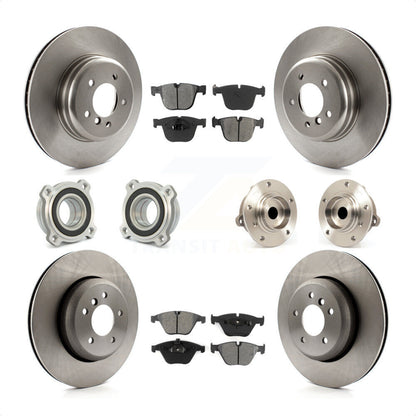 [Avant + Arrière] Kit d'ensemble roulement de roue et moyeu pour BMW 535i 550i 545i KBB-109506 par Transit Auto