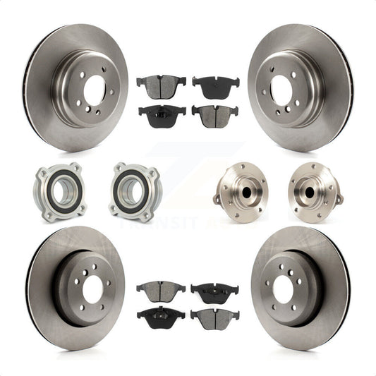 [Avant + Arrière] Kit d'ensemble roulement de roue et moyeu pour BMW 535i 550i 545i KBB-109506 par Transit Auto