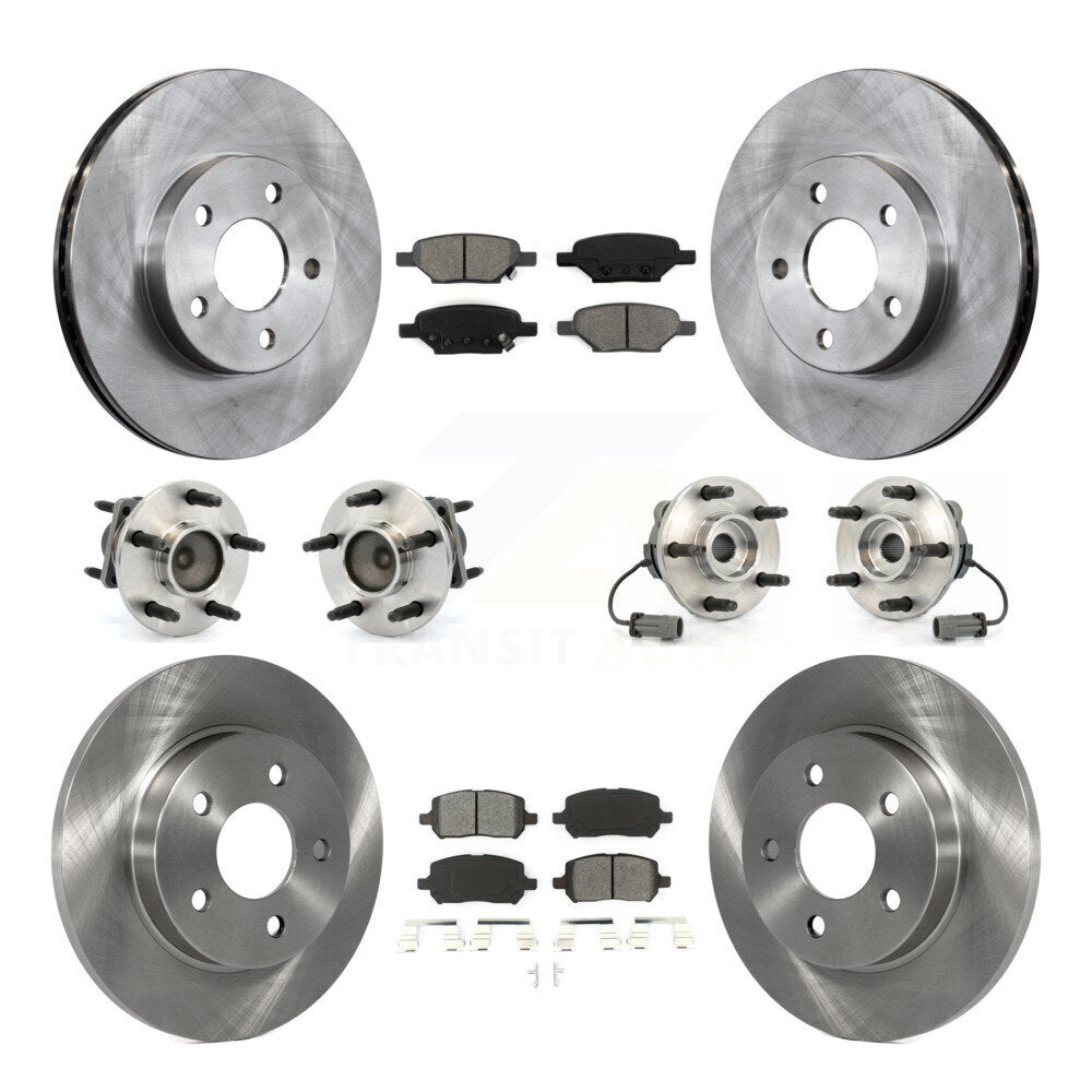 [Avant + Arrière] Kit d'ensemble roulement de roue et moyeu pour 2010 Pontiac G5 avec 5 Lug Wheels KBB-109518