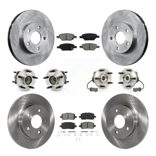 [Avant + Arrière] Kit d'ensemble roulement de roue et moyeu pour 2010 Pontiac G5 avec 5 Lug Wheels KBB-109518