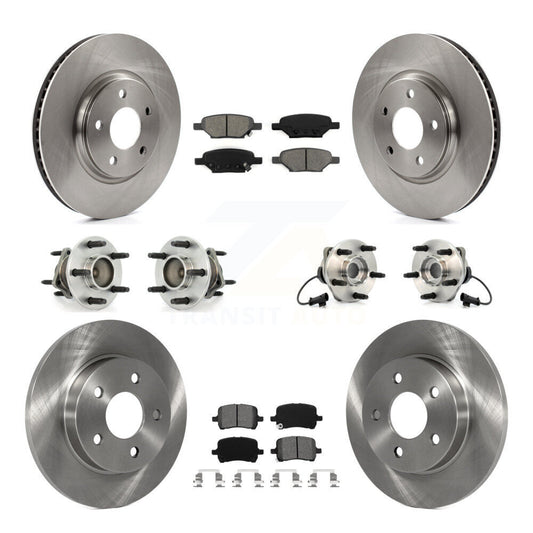 [Avant + Arrière] Kit d'ensemble roulement de roue et moyeu pour Chevrolet Malibu HHR Pontiac G6 KBB-109530