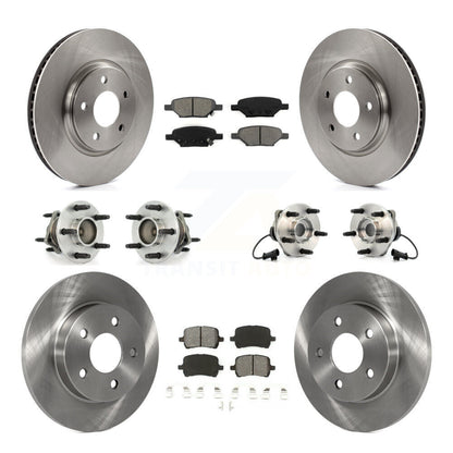 [Avant + Arrière] Kit d'ensemble roulement de roue et moyeu pour Chevrolet Malibu Pontiac G6 Saturn Aura KBB-109531
