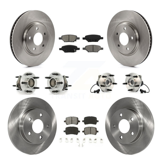 [Avant + Arrière] Kit d'ensemble roulement de roue et moyeu pour Chevrolet Malibu Pontiac G6 Saturn Aura KBB-109531