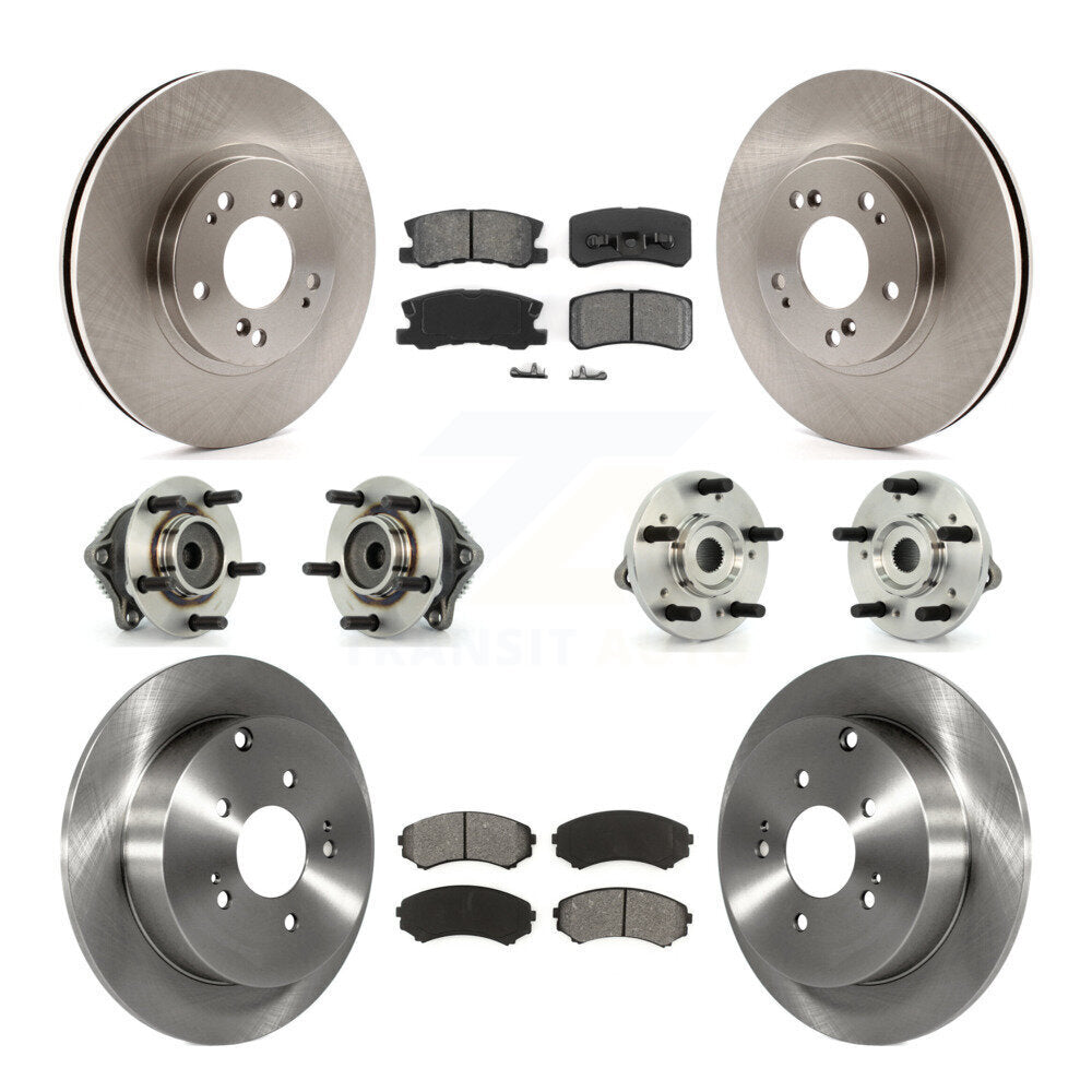 [Avant + Arrière] Kit d'ensemble roulement de roue et moyeu pour Mitsubishi Endeavor FWD KBB-109536