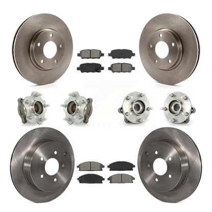 [Avant + Arrière] Kit d'ensemble roulement de roue et moyeu pour 2004-2009 Nissan Quest KBB-109538