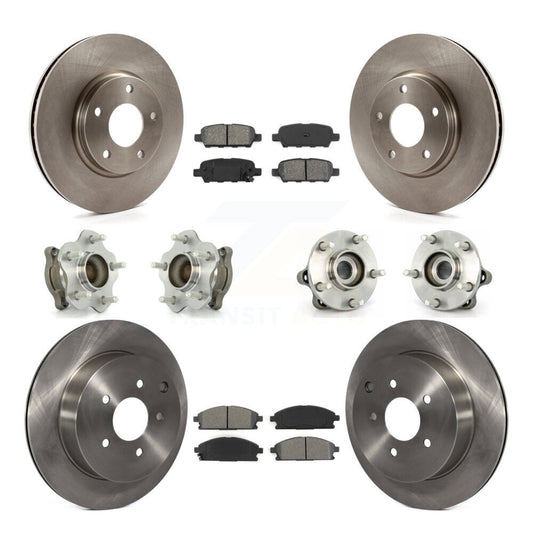 [Avant + Arrière] Kit d'ensemble roulement de roue et moyeu pour 2004-2009 Nissan Quest KBB-109538