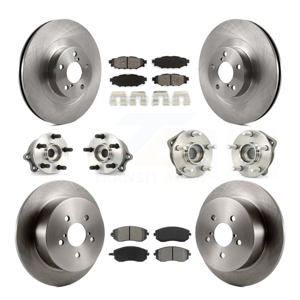 [Avant + Arrière] Kit d'ensemble roulement de roue et moyeu pour 2005 Subaru Outback Legacy KBB-109541