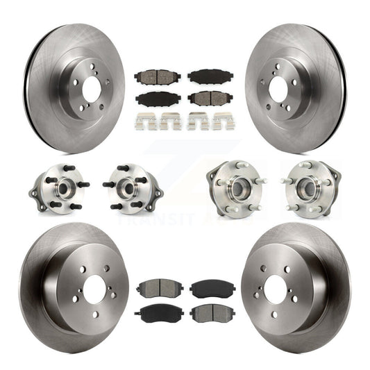 [Avant + Arrière] Kit d'ensemble roulement de roue et moyeu pour 2005 Subaru Outback Legacy KBB-109541