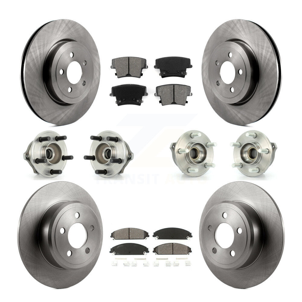 [Avant + Arrière] Kit d'ensemble roulement de roue et moyeu pour 2005-2006 Chrysler 300 AWD avec 3.5L KBB-109551