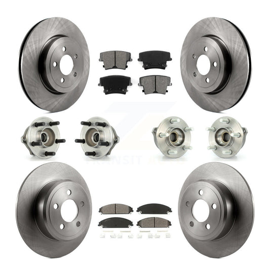 [Avant + Arrière] Kit d'ensemble roulement de roue et moyeu pour 2005-2006 Chrysler 300 AWD avec 3.5L KBB-109551