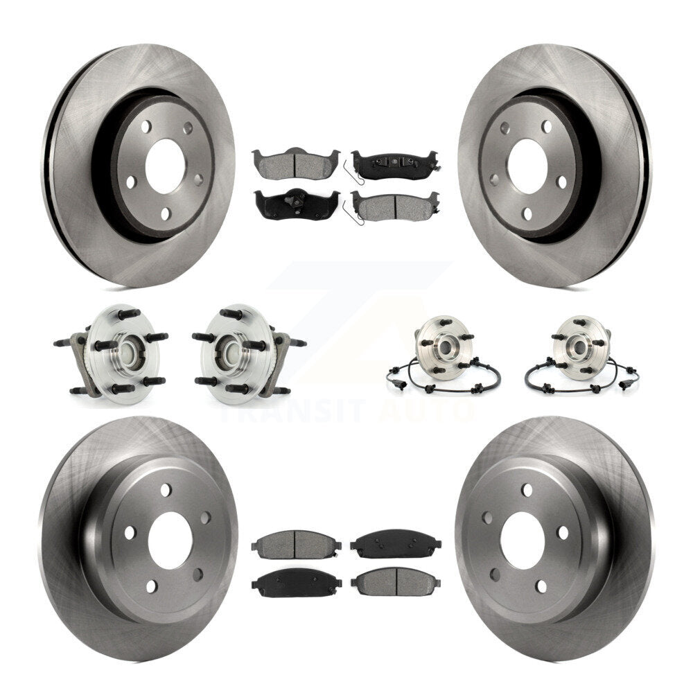 [Avant + Arrière] Kit d'ensemble roulement de roue et moyeu pour Jeep Grand Cherokee Commander KBB-109554