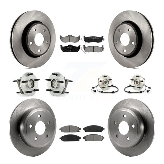 [Avant + Arrière] Kit d'ensemble roulement de roue et moyeu pour Jeep Grand Cherokee Commander KBB-109554