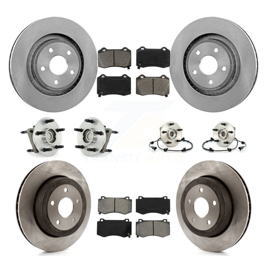 [Avant + Arrière] Kit d'ensemble roulement de roue et moyeu pour 2006-2010 Jeep Grand Cherokee SRT8 KBB-109555