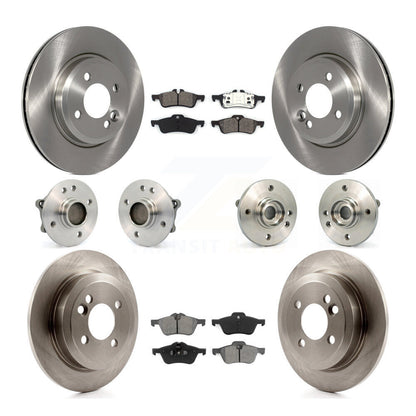 [Avant + Arrière] Kit d'ensemble roulement de roue et moyeu pour 2002-2005 Mini Cooper avec 276mm Diameter Rotor KBB-109556