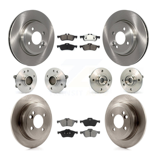 [Avant + Arrière] Kit d'ensemble roulement de roue et moyeu pour 2002-2005 Mini Cooper avec 276mm Diameter Rotor KBB-109556