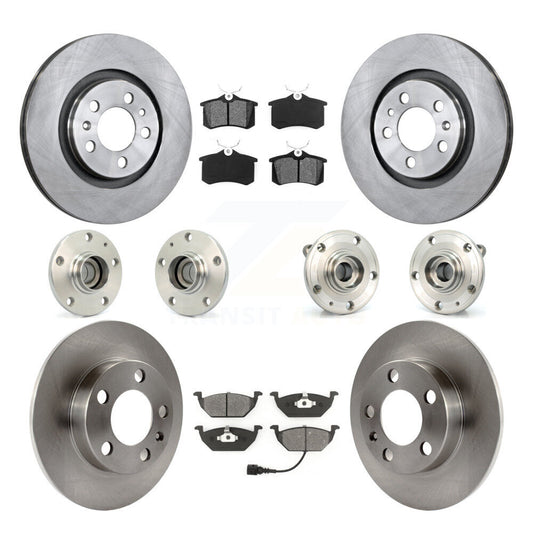 [Avant + Arrière] Kit d'ensemble roulement de roue et moyeu pour 2006 Volkswagen Jetta avec 280mm Diameter Rotor 7th 8th Digit Of VIN Is "9M" Or "1J" KBB-109568