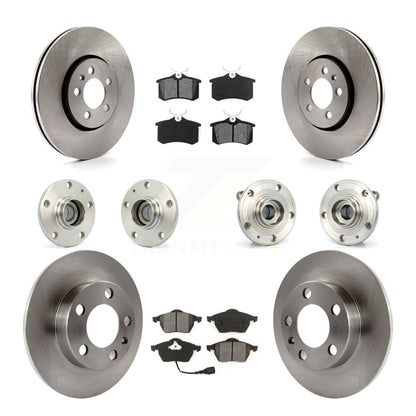 [Avant + Arrière] Kit d'ensemble roulement de roue et moyeu pour 2006 Volkswagen Jetta avec 288mm Diameter Rotor 7th 8th Digit Of VIN Is "9M" Or "1J" KBB-109569