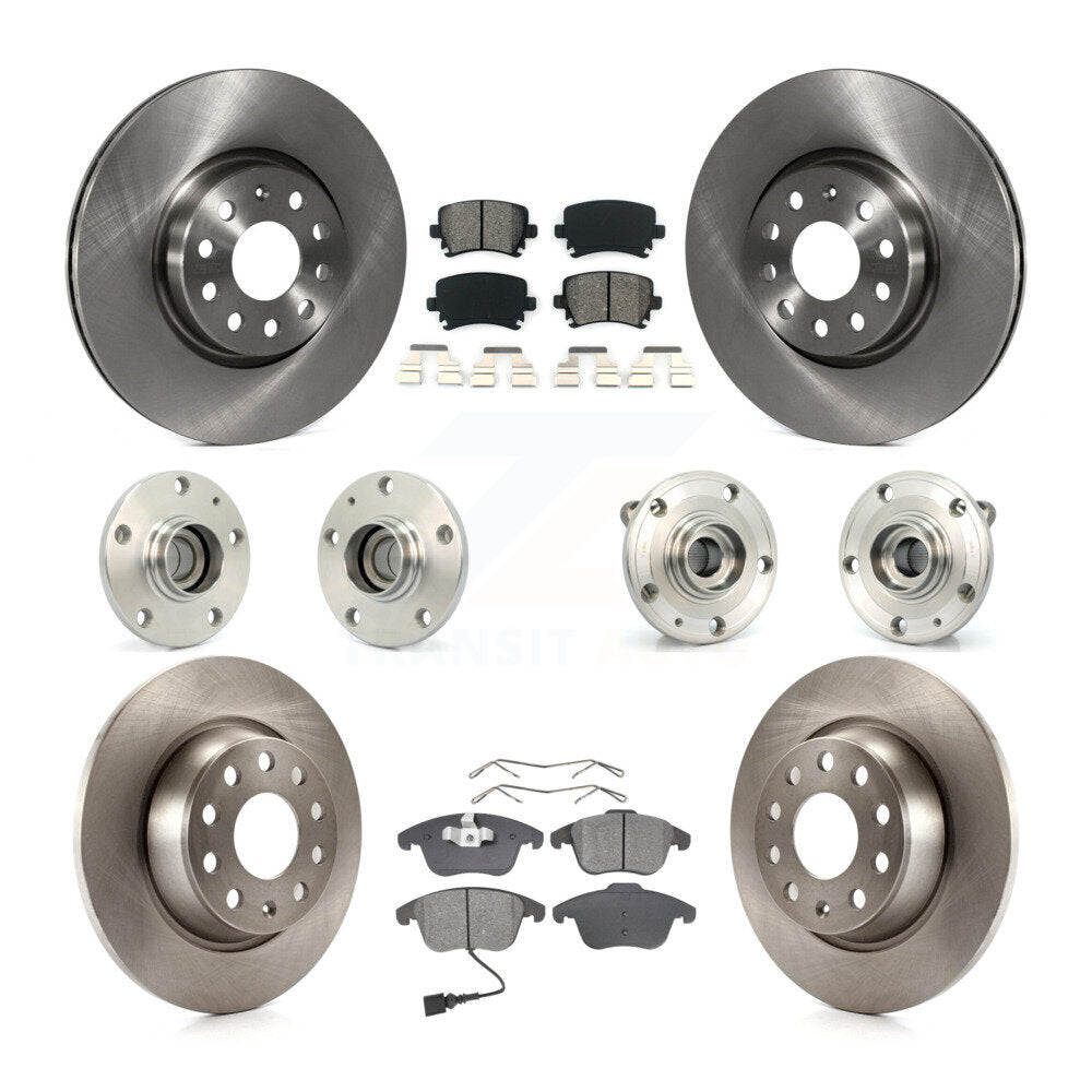[Avant + Arrière] Kit d'ensemble roulement de roue et moyeu pour Volkswagen Tiguan Audi Q3 KBB-109576